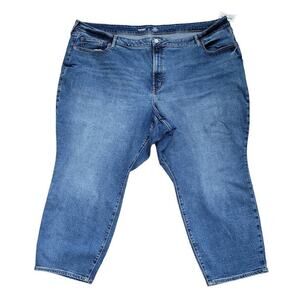 Old Navy Plus Sz 28 High Rise Curvy OG Straight Jeans Extra Stretch Women Sz 28